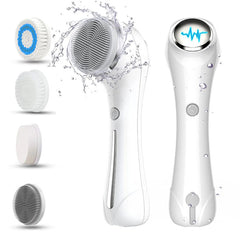 Facial Cleansing Brush For Exfoliating, IPX7 Waterproof 3 In 1 For Massaging