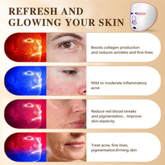 LED Face Mask Facial Care Tool, Red Light Therapy Mask