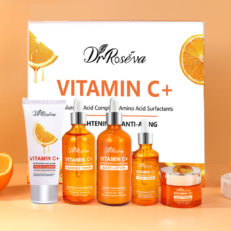 Dr. Roseva Vitamin C Brightening Set - Five Pieces