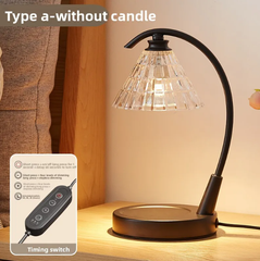 Glass Flameless Wax Melting Lamp