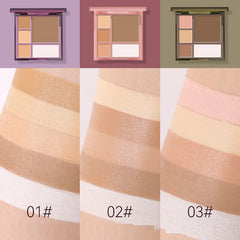 Natural Haze She Loves Five Color Contouring Palette Waterproof Concealer Matte