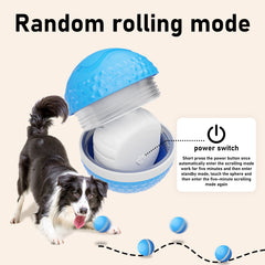 Smart Interactive Dog Toys, Automatic Moving Ball with Lighting Modes