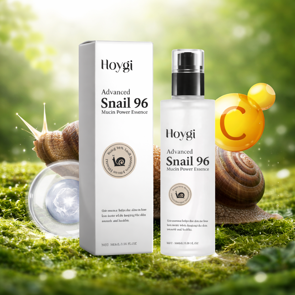 Hoygi Snail Mucin Hydrating Serum Moisturizer, Clear