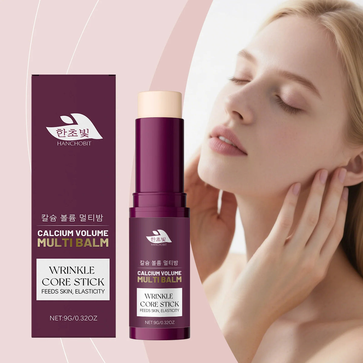 Cemenrete Calcium Multi Balm Hydrating Face and Body Moisturizer Stick for Dry Skin Deeply Hydrates Anti-Aging Daily Skincare