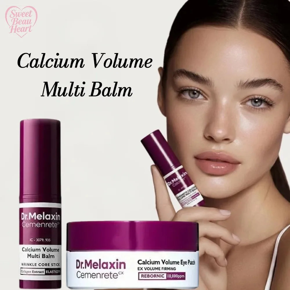 Calcium Volume Multi Balm Collagen Moisturizing Eye Mask Fades Fine Lines Enhance Skin Elasticity Not Greasy Firming Cream